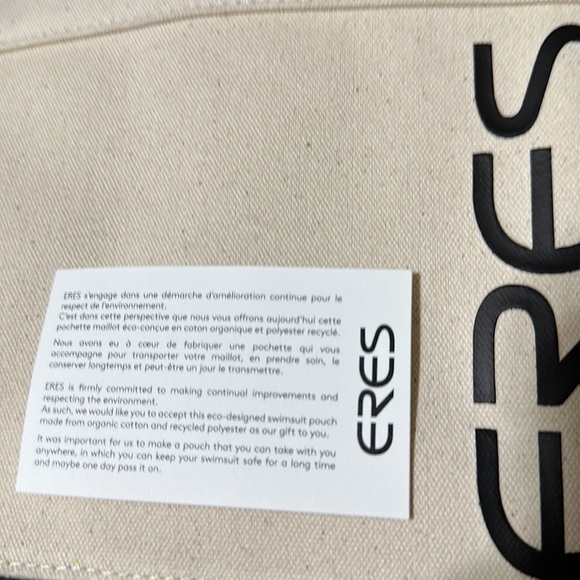 New Eres Canvas Logo Clutch - Picture 3 of 4